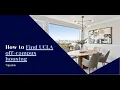 How to Find UCLA off campus housing