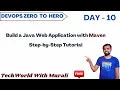Day 10 1 Build a Java Web Application with Maven - Step-by-Step Tutorial