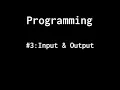 A World of Programming Tutorial - 3