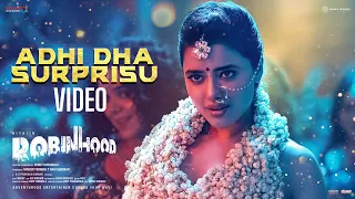 adhi dha surprisu video robinhood nithiin sreeleela ketika sharma venky kudumula gv prakash
