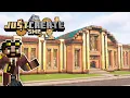 I built a GIANT train station in Minecraft Create Mod
