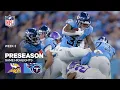 Minnesota Vikings vs Tennessee Titans Game Highlights 2025 Preseason Week 3