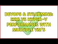 DevOps SysAdmins ESXi vs Hyper-V performance with multiple VM s 2 Solutions