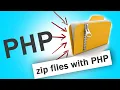 How to Zip your files using PHP - Tutorial