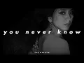 Download Lagu blackpink - you never know (𝒔𝒍𝒐𝒘𝒆𝒅 𝒏 𝒓𝒆𝒗𝒆𝒓𝒃)