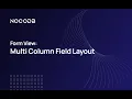 Multi-Column Form Layout Place Fields Side by Side