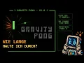 Ein Fehler beendet alles - wie lange halte ich durch C64 Gravity Pong