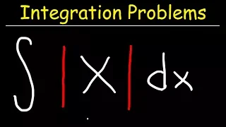 Integral of absolute value of x or abs x