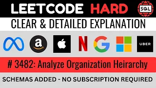 Most People Fail This SQL Interview Question LeetCode HARD 3482 - Recursive CTE Logic Explained