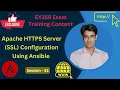 Session - 43 Manage HTTPD Web Access Apache HTTPS Server Configuration Using Ansible