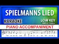 Download Lagu Spielmanns Lied, Serenade KARAOKE Toselli Low Voice