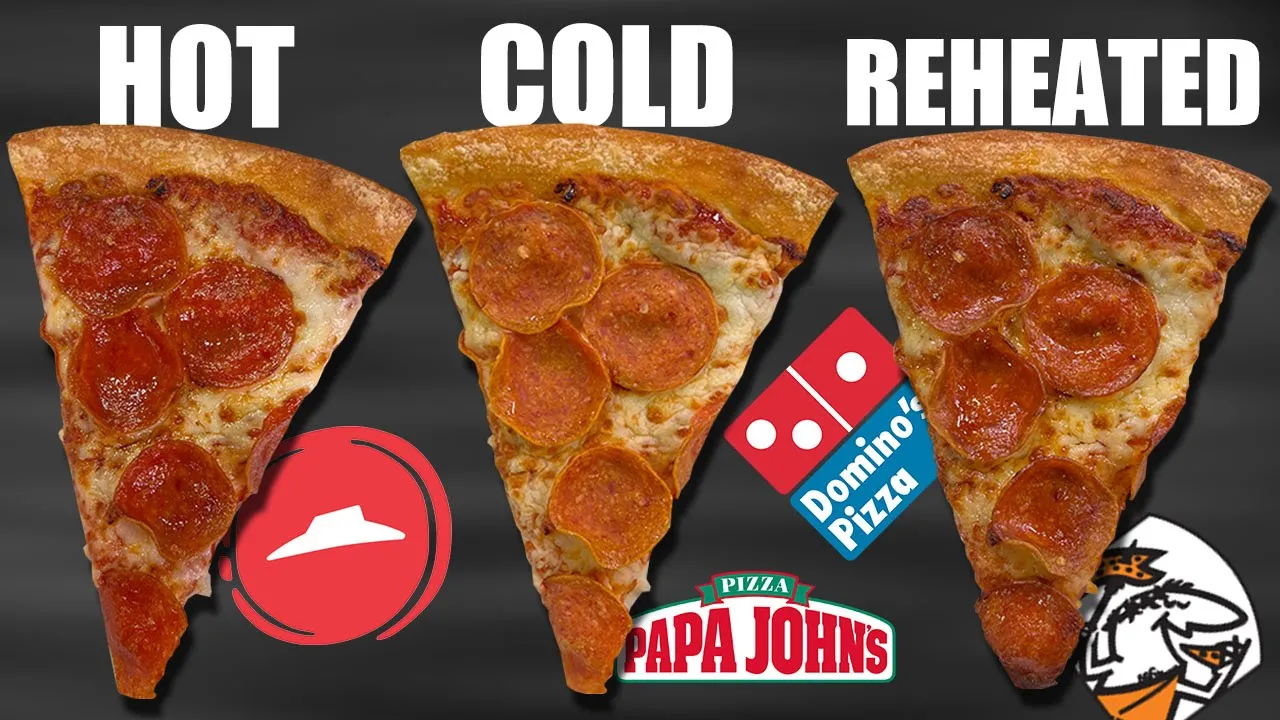 Ranking MOST POPULAR Pizza Chains Hot VS Cold VS Reheated