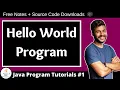 Hello World Program Java Program Tutorials in Hindi