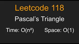 Pascal s Triangle - Leetcode 118