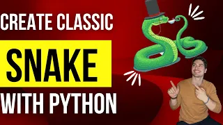 Build a Simple SNAKE Game with Python PyGame Tutorial 2022