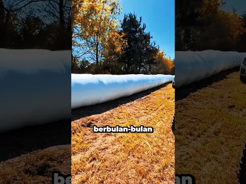 Kenapa Rumput Eropa Dibungkus Mirip Marshmallow?