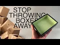 Make a Strong Elegant Box from Scrap Cardboard - Step-by-Step Tutorial