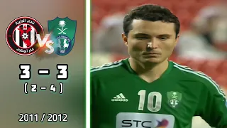ملخص مباراة الأهلي Vs الجزيرة الاماراتي 3 3 دوري أبطال آسيا بصوت فارس عوض 