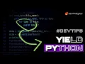 DevTips - Yield em Python