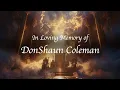 Funeral Service - DonShaun Coleman 2026