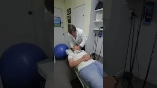 The Sound Of Neck Tension Released by A Chiropractor in Reseda California