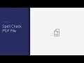 Spell Check PDF File with PDFelement