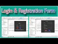 Java Swing Tutorial Design a Professional Login Register Form in NetBeans