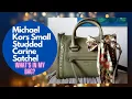 What s in my MICHAEL KORS Small Studded CARINE Satchel