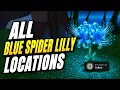 ALL BLUE SPIDER LILLY LOCATIONS in LINEAGE PIECE Roblox