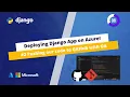 Deploy Django App on Azure Pushing our Code to GitHub with Git