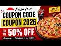 Pizza Hut Coupon Code 2026 50 OFF Working Deals Offers Latest Pizza Hut Promo Codes India