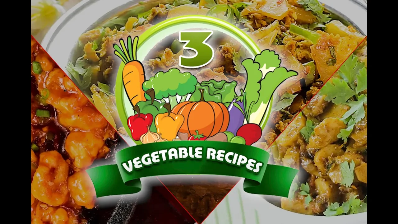 Vegetarian Recipes :: 3 Best Vegetable Recipes By SooperChef