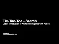 Harvard CS50 AI with Python 2020 Tic-Tac-Toe