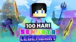 100 Hari Minecraft Hardcore SENJATA LEGENDARIS !! (PART 1)