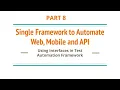 Part 8 How to use Interfaces in Test Automation Framework Interview Question