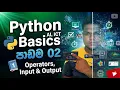 Python Operators Input Output ICT Sajith Sir