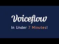 Voiceflow 101 Building an AI Customer Service Chatbot in Under 7 Minutes