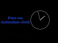 Simple clock Animation html css only