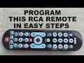 Program RCA 4 Device Universal Remote with Any Device