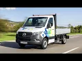 All New 2023 Mercedes Sprinter flatbed electric has arrived First Look