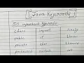 Java Keywords 50 Important Keywords Explained Complete Java Tutorial
