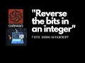 4 - Reverse the bits in an integer 7kyu codewars javascript