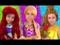 Download Lagu Alice Pretend Play as Disney Princesses - the bedtime stories for kids
