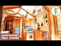 Carpenter s Wonderfully Hand-Crafted Tiny House with Clever Layout Design - Quick Tour