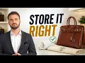 The BEST Way to Store Your Leather Bag COMPLETE Handbag Care GUIDE