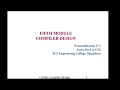 22 Intermediate Code Generation - Introduction Different Intermediate Code Representations