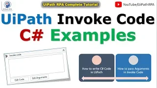 Invoke C Code in UiPath Invoke Code Activity UiPath Tutorials UiPathRPA