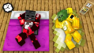 Poor Zombie Clock Man and Rich Wither Skeleton Clock Man- Minecraft Animation