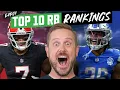 Early RB Rankings Top 10 Countdown Dream Draft Picks Fantasy Football 2024 - Ep 1569