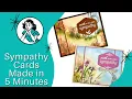 Simple Sympathy Cards Any Crafter Can Make In 5 Minutes